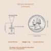 Radiance Moissanite Cross Necklace