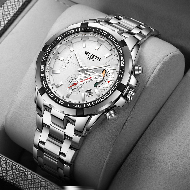 Sport Steel Quartz Watch for Men