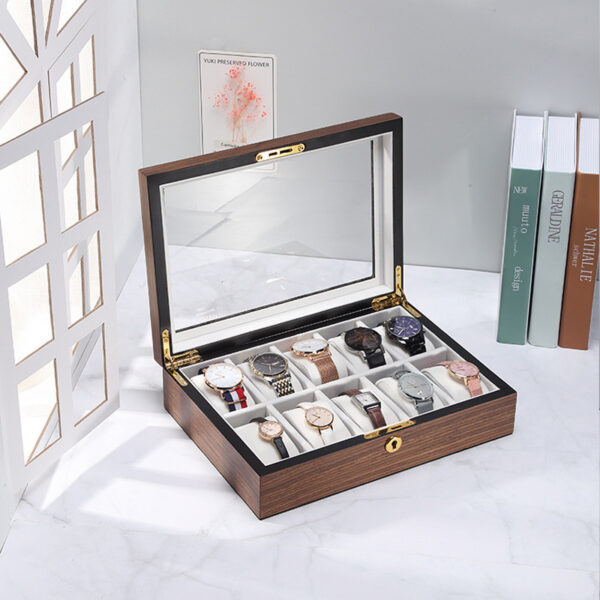 Atelier Large-Capacity Wooden Watch Vault