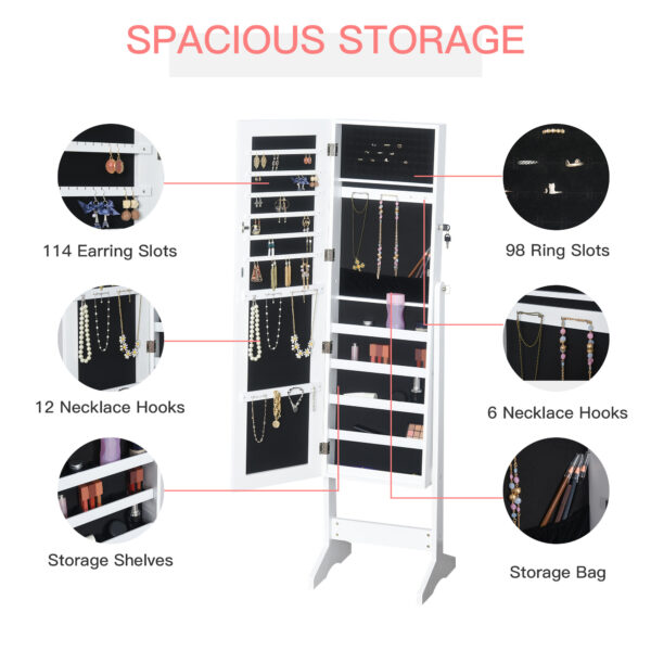 Étoile Full-Length Mirror Jewelry Armoire