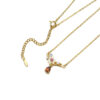 Luna Shell & Moissanite Statement Necklace