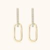Eternité Double-Halo Moissanite Earrings