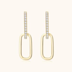 Eternité Double-Halo Moissanite Earrings
