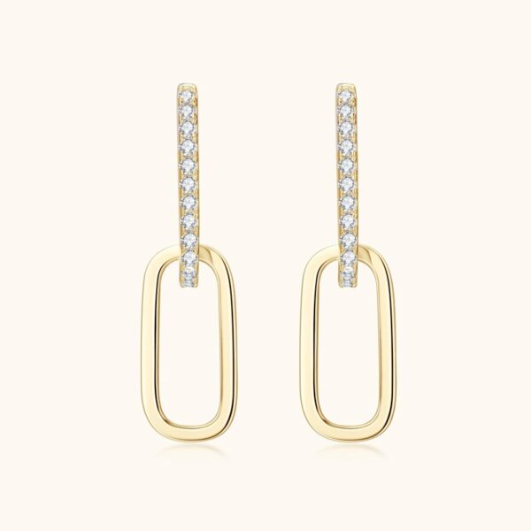 Eternité Double-Halo Moissanite Earrings