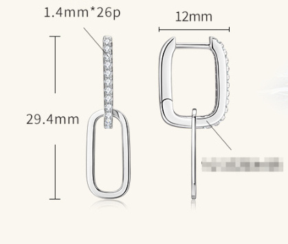 Eternité Double-Halo Moissanite Earrings