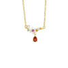 Luna Shell & Moissanite Statement Necklace